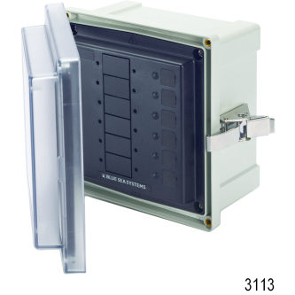 3113 of Blue Sea Systems Isolator Surface Mount System Panel Enclosures