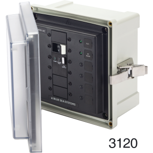 3120 of Blue Sea Systems Isolator Surface Mount System Panel Enclosures