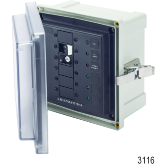 3116 of Blue Sea Systems Isolator Surface Mount System Panel Enclosures