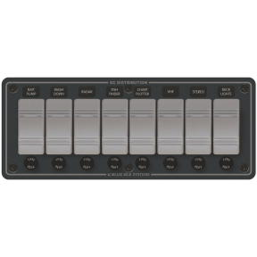 8261 of Blue Sea Systems Water Resistant Rocker Switch/Fuse Panels