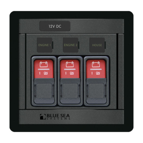 1148 of Blue Sea Systems Remote Control Panel - for Up to 3 Battery Switches
