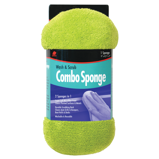 Combo Sponges - Microfiber and Scrubber in 1