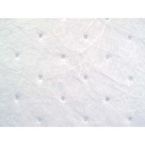 close up of Buffalo Industries Laminated Recycled Oil Only Bonded Sorbent Pad