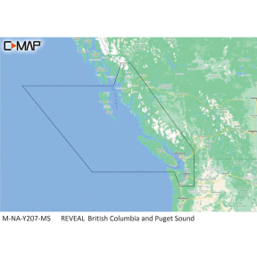C-Map M-Na-Y207-Ms Columbia & Puget Sound Reveal Coastal Chart