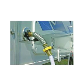 in use of Camco Hose End Protector