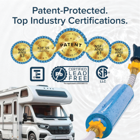 Tastepure Inline Water Filter with Flexible Hose Protector