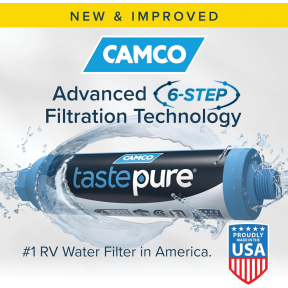 Tastepure Inline Water Filter with Flexible Hose Protector
