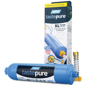 Tastepure Inline Water Filter with Flexible Hose Protector