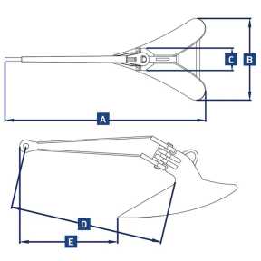 CQR Galvanized Anchors