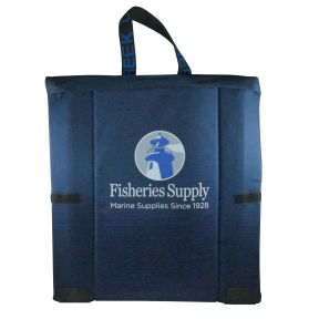 logo of Crazy Creek Products Original Chair - Navy with Fisheries Logo