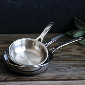 Mini Stainless Chef's Pans - Fixed Castel'Pro