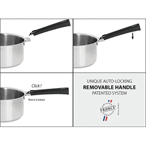 Strate Saute Pan with Glass Lid - 2, 3, 3.5 or 4.5 Qt.