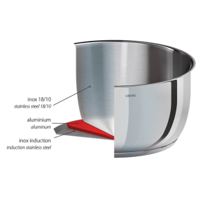 Tulipe 13-Piece Stainless Steel Sauce Pan Set 