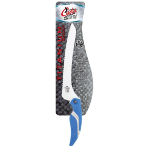 in package of Cuda 9" Titanium Bonded Serrated Knife