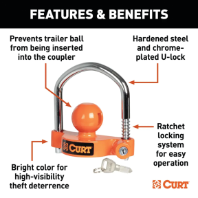Universal Trailer Coupler Locks