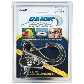Adjustable Line Length Anchor Hook Stainless Steel