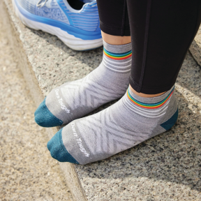 Women's Run Quarter Ultra-Lightweight With Cushion, Gray