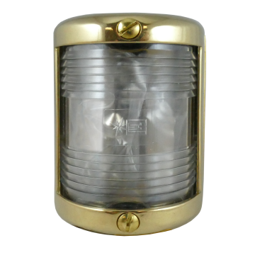 Davey & Co 2 NM Stern Brass Nav Light - Boats to 12m, 12V DC
