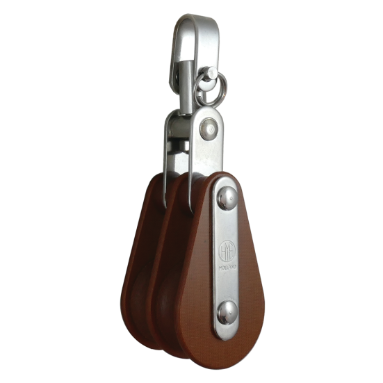43 mm Tufnol Double Block - Swivel
