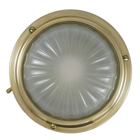 Davey &amp; Co. 6-3/4" High Profile LED Cabin Dome Light - Warm White LED, With Switch