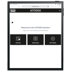 AIT5000 - Class B+ AIS Transponder with Wi-Fi, NMEA & VHF Splitter