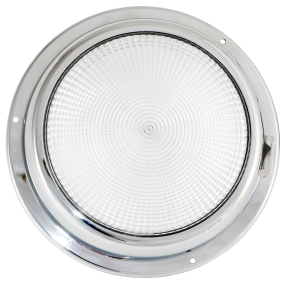 Dr LED 6-3/4" Chromed Mars LED General Purpose Dome Light - Red / Warm White