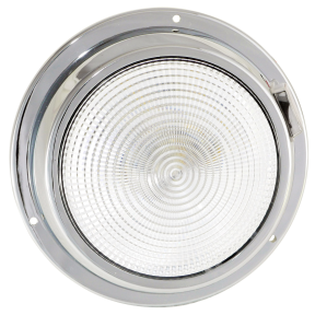 Dr LED 5-1/2" Chromed Mars LED General Purpose Dome Light - High / Low White