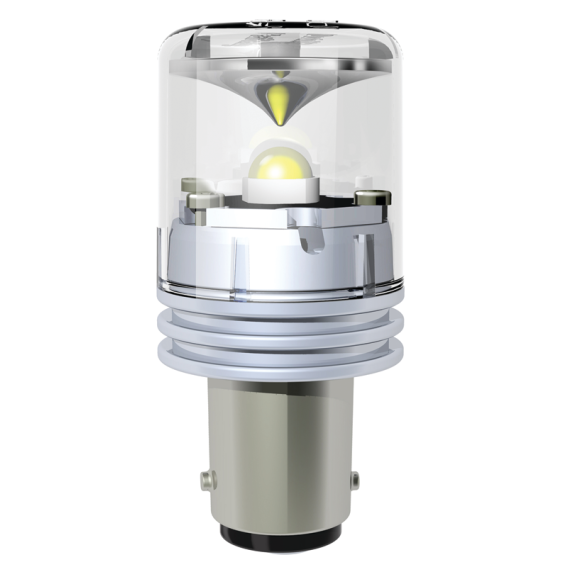 Dr LED Nav Bulb - GE90 Star LED Double Contact Bayonet Bulb, 2 nm Vis., 12/24V