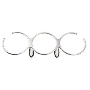Stainless Steel Triple Cup / Drink Holder