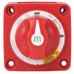 m-Series 300A Dual Circuit w Combine Battery Switch of Egis Mobile Electric m-Series 300A Dual Circuit Battery Switch - On/Off Plus Combine