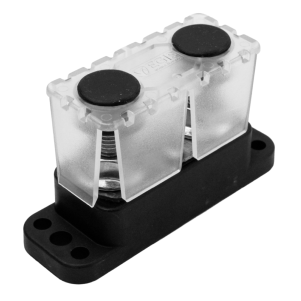 Dual PowerBar - 200A 3/8 Studs of Egis Mobile Electric PowerBar - 200A Dual 3/8 Studs - w/ Cover