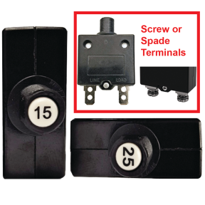 Push To Reset Panel Mount Circuit Breakers