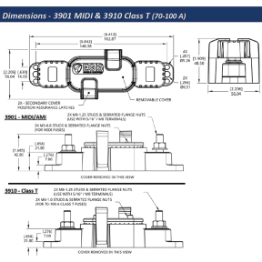 Sealed Inline Fuse Blocks - MIDI, MEGA, ANL, Class-T