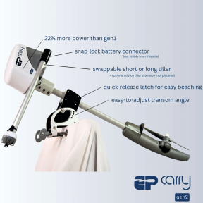 EP Carry Gen2 Electric Outboard - Standard Shaft