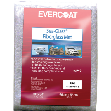 940 of Evercoat 1.5 oz Sea-Glass Fiberglass Mat - 38" Wide