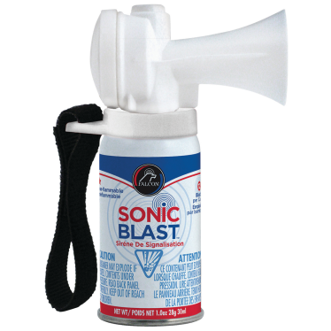 with velcro of Falcon Safety Sonic Blast Mini Signal Horn