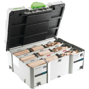 Domino DF 500 1,060-Piece Tenon Assortment Systainer3 with Cutters