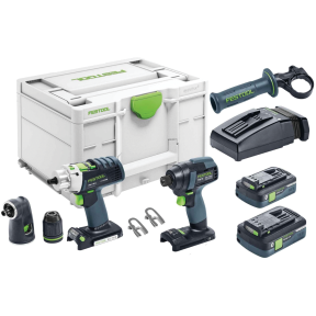 TID 18 Impact Driver and PDC 18 Drill Driver 4.0Ah Combo Kit