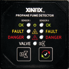 guage of Fireboy-Xintex Propane Fume Detector 2-Channels