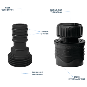Flush Port Quick Connect for Yamaha