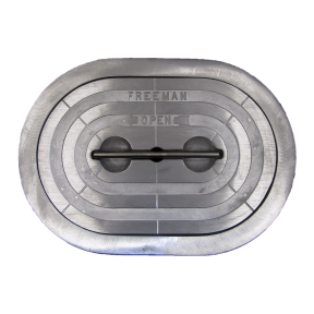 main view of Freeman Marine Oval Liftout Hatches