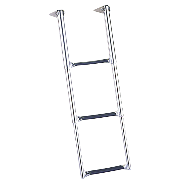 Over Platform Telescoping Drop Ladder