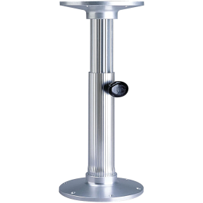 Manual Adjustable Table Pedestal - Satin Finish
