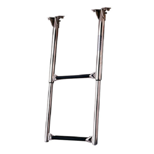 Out of Sight Under Platform Telescoping Ladder 2 Step