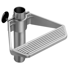 Swivel Stanchion Foot Rest - Satin Finish
