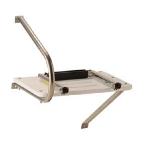Transom Platform with Telescoping Ladder, 2 step Stowed