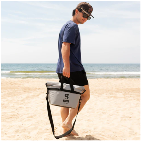 in use of Geckobrands 6L Tote Dry Bag Cooler