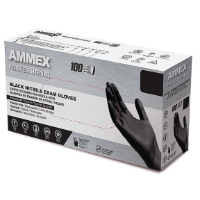 Ammex Nitrile Gloves - Powder & Latex Free - 3Mil