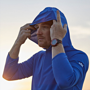 uv016bl-on of Gill UV Tec Hoodie