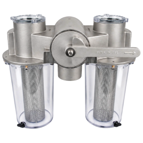 935 Series Vertical Duplex Strainer - 316 SS 